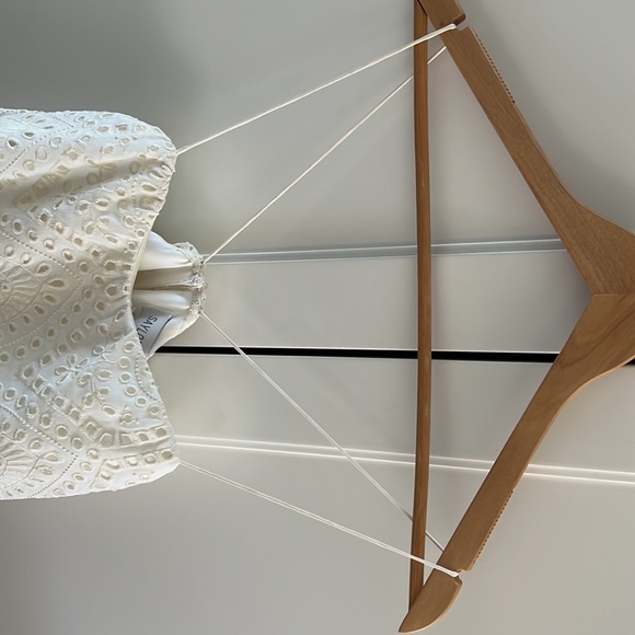 Saylor Ivory Eyelet off the Shoulder dress - Picture 12 of 12